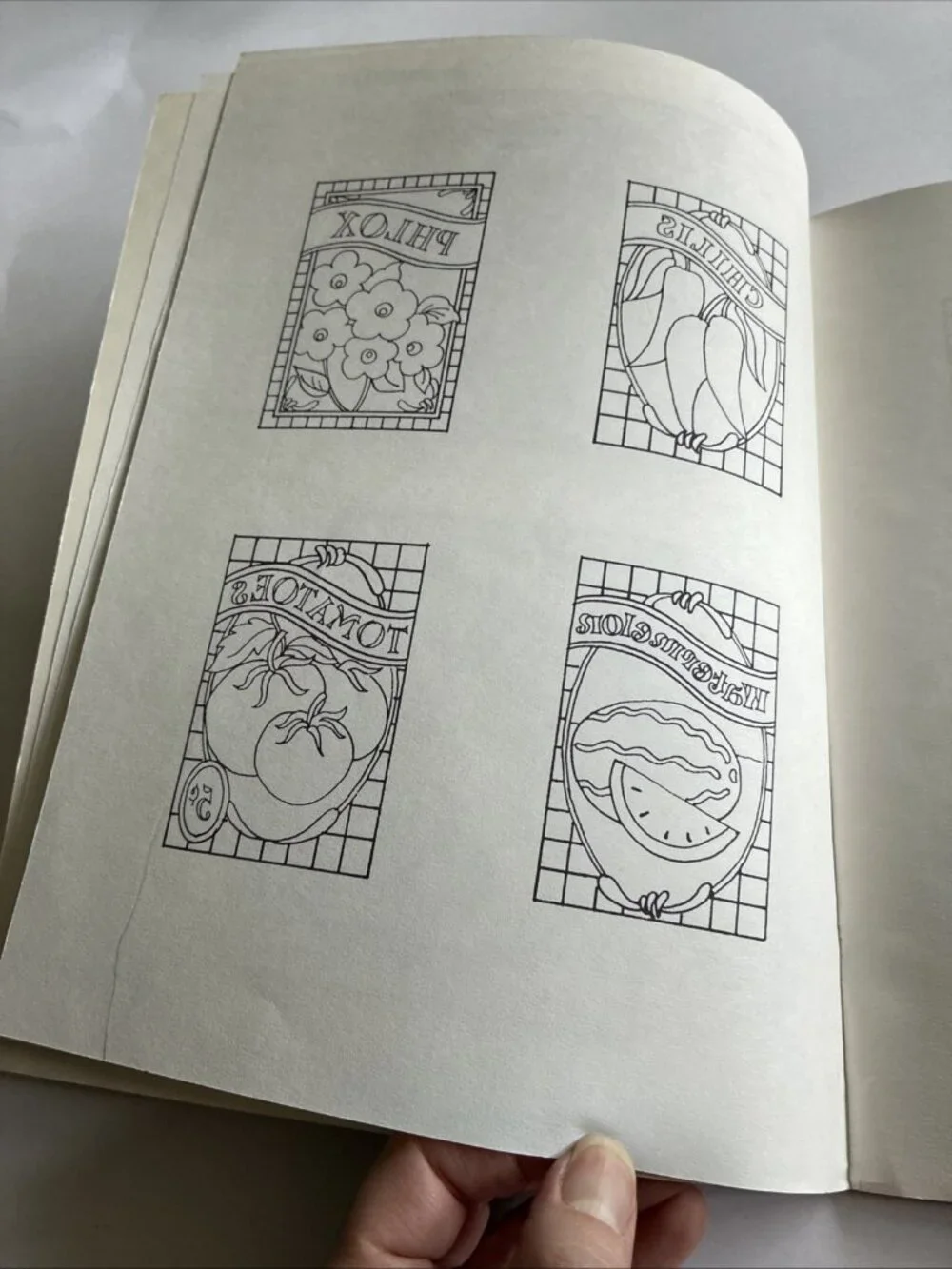 Vintage 1993 Banar Designs Paint A Garden Iron On Transfers Craft Pattern Book
